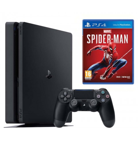 PlayStation 4 Slim 500 GB + диск Marvel's Spider-Man 